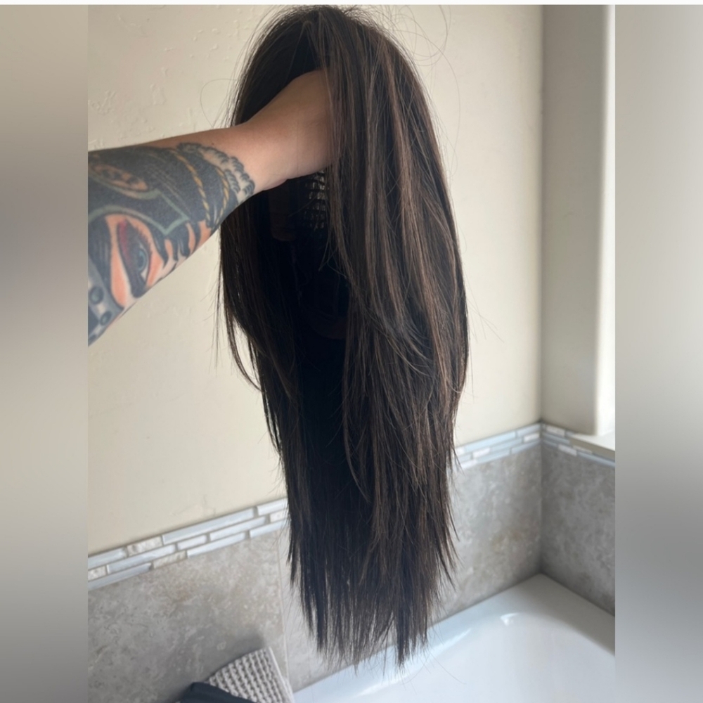 ICED JAVA Raquel Welch Well Played HF Synthetic Lace Front Wig Mono Part